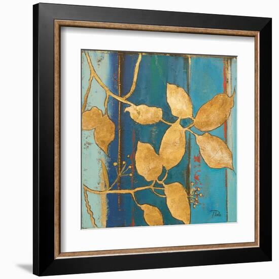 Golden Blue II-Patricia Pinto-Framed Art Print