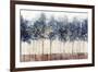 Golden Blue Trees-Nina Blue-Framed Art Print