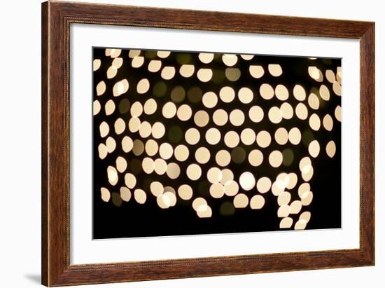 Golden Bokeh I-Erin Berzel-Framed Photographic Print