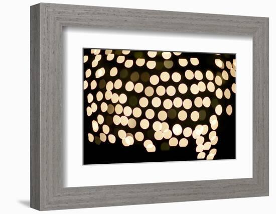 Golden Bokeh I-Erin Berzel-Framed Photographic Print