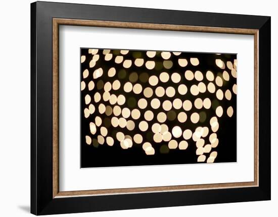 Golden Bokeh I-Erin Berzel-Framed Photographic Print