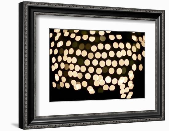 Golden Bokeh I-Erin Berzel-Framed Photographic Print