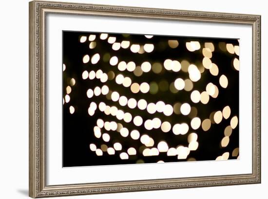 Golden Bokeh II-Erin Berzel-Framed Photographic Print