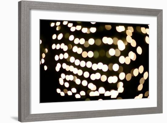 Golden Bokeh II-Erin Berzel-Framed Photographic Print