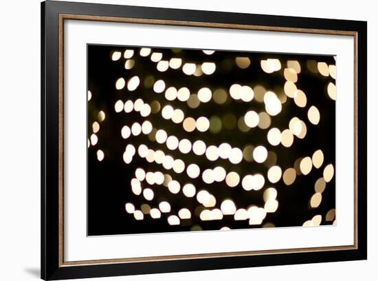 Golden Bokeh II-Erin Berzel-Framed Photographic Print