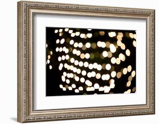 Golden Bokeh II-Erin Berzel-Framed Photographic Print