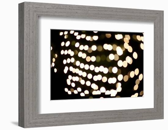 Golden Bokeh II-Erin Berzel-Framed Photographic Print