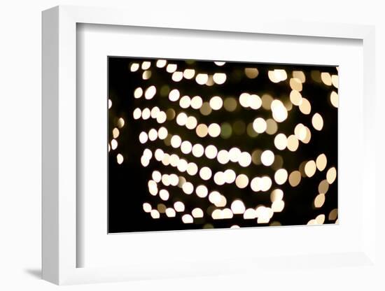 Golden Bokeh II-Erin Berzel-Framed Photographic Print