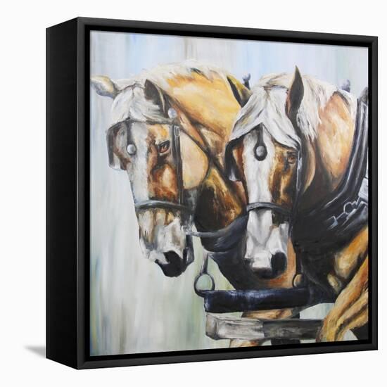 Golden Boys-Renee Gould-Framed Premier Image Canvas