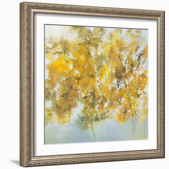 Golden Branches-K. Nari-Framed Art Print