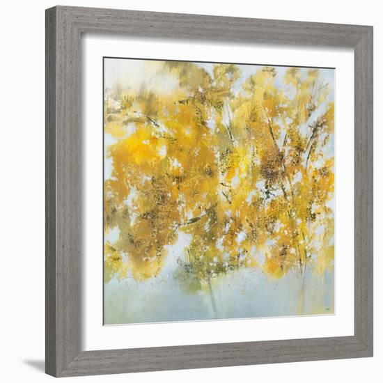 Golden Branches-K. Nari-Framed Art Print