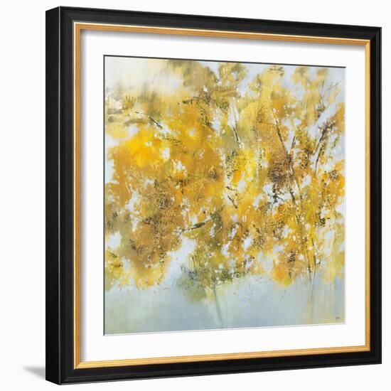 Golden Branches-K. Nari-Framed Art Print