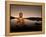 Golden Buddha Lakeside-Jan Lakey-Framed Premier Image Canvas