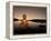 Golden Buddha Lakeside-Jan Lakey-Framed Premier Image Canvas