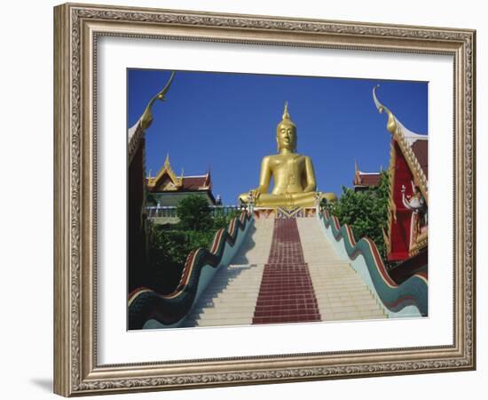Golden Buddha Temple, Koh Samui, Thailand, Asia-Dominic Webster-Framed Photographic Print