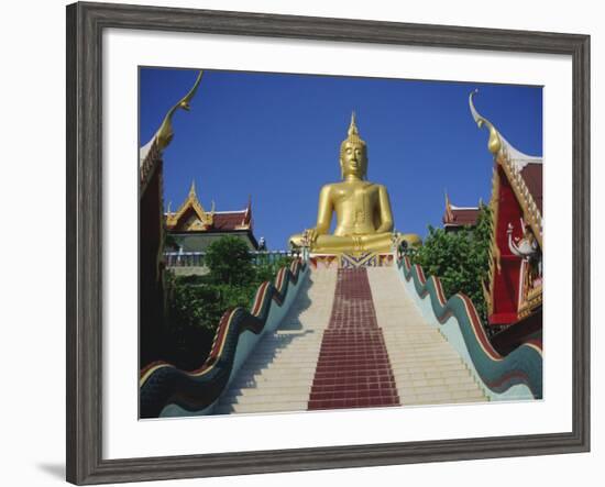 Golden Buddha Temple, Koh Samui, Thailand, Asia-Dominic Webster-Framed Photographic Print