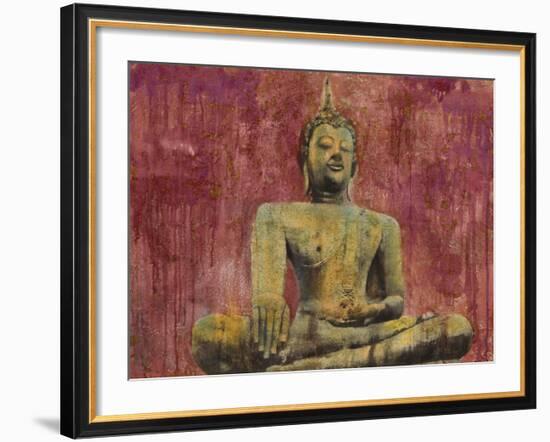 Golden Buddha-Dario Moschetta-Framed Art Print