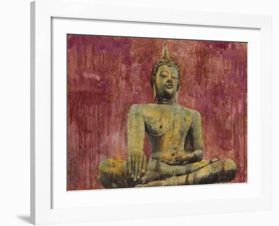 Golden Buddha-Dario Moschetta-Framed Art Print