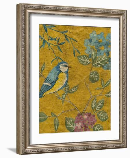 Golden Chinoiserie II-Chariklia Zarris-Framed Art Print