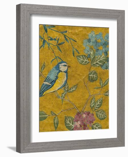 Golden Chinoiserie II-Chariklia Zarris-Framed Art Print