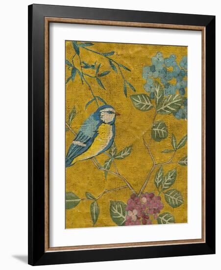 Golden Chinoiserie II-Chariklia Zarris-Framed Art Print