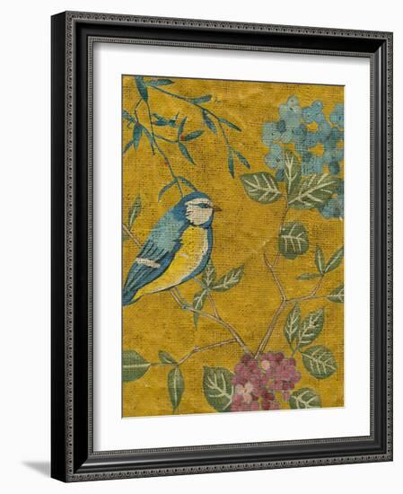 Golden Chinoiserie II-Chariklia Zarris-Framed Art Print