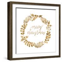 Golden Christmas III-Grace Popp-Framed Art Print