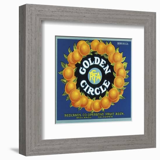 Golden Circle, RCFA-null-Framed Art Print