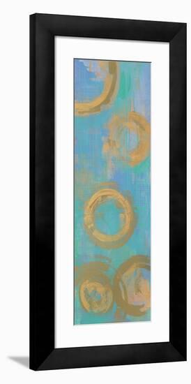 Golden Circles-Melissa Averinos-Framed Art Print