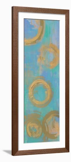 Golden Circles-Melissa Averinos-Framed Art Print