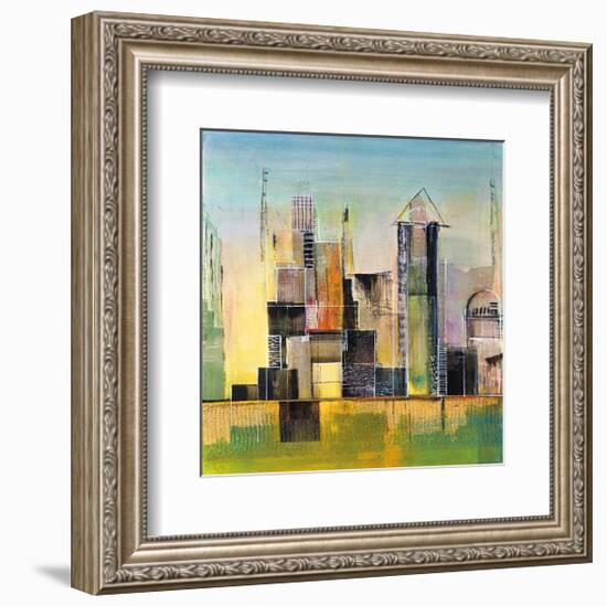 Golden City 2-Asha Menghrajani-Framed Giclee Print