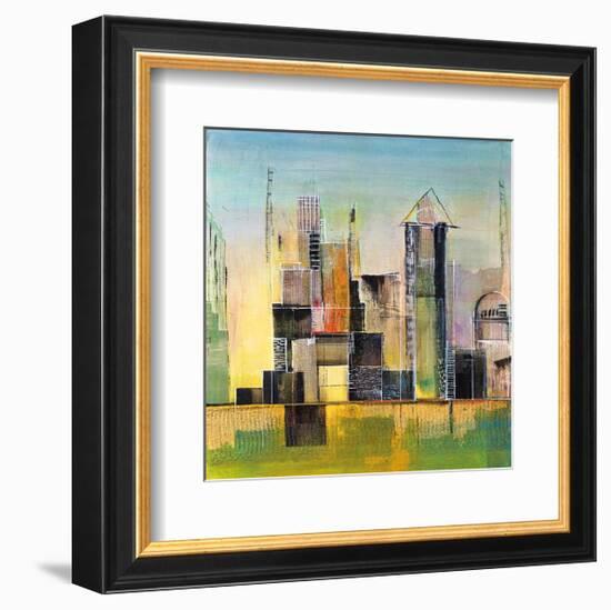 Golden City 2-Asha Menghrajani-Framed Giclee Print