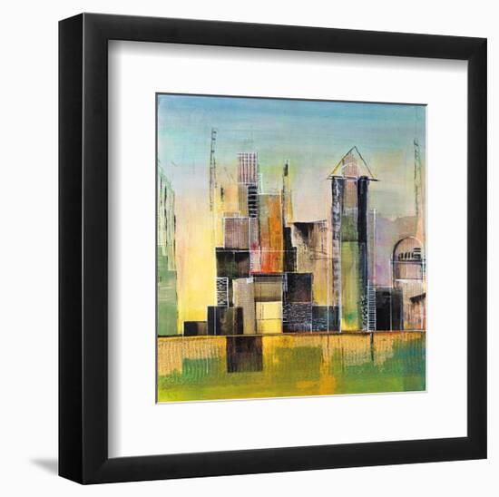 Golden City 2-Asha Menghrajani-Framed Giclee Print