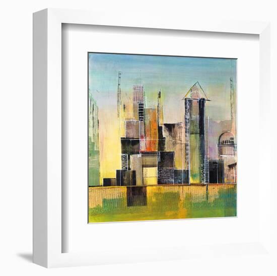 Golden City 2-Asha Menghrajani-Framed Giclee Print