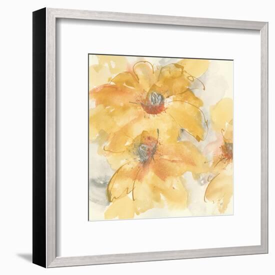 Golden Clematis I-Chris Paschke-Framed Art Print