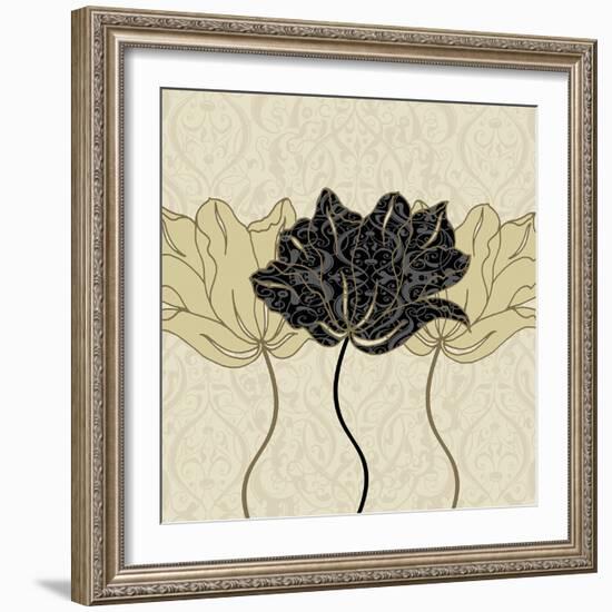 Golden Cluster I-Linda Wood-Framed Giclee Print