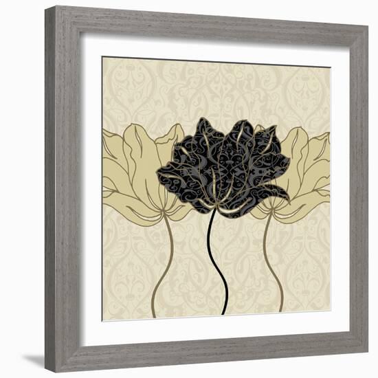 Golden Cluster I-Linda Wood-Framed Giclee Print