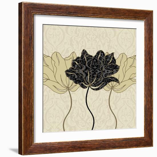 Golden Cluster I-Linda Wood-Framed Giclee Print