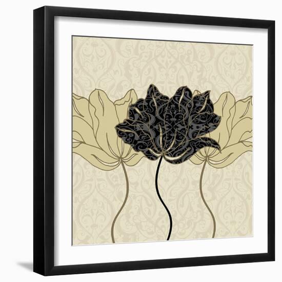 Golden Cluster I-Linda Wood-Framed Giclee Print