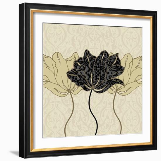 Golden Cluster I-Linda Wood-Framed Giclee Print