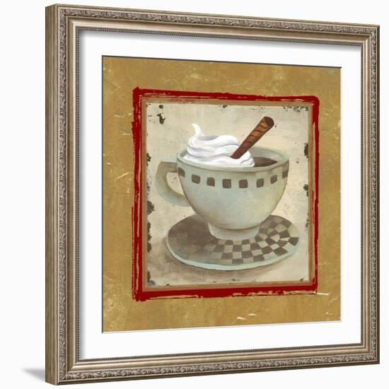 Golden Coffee I-Elizabeth Medley-Framed Art Print