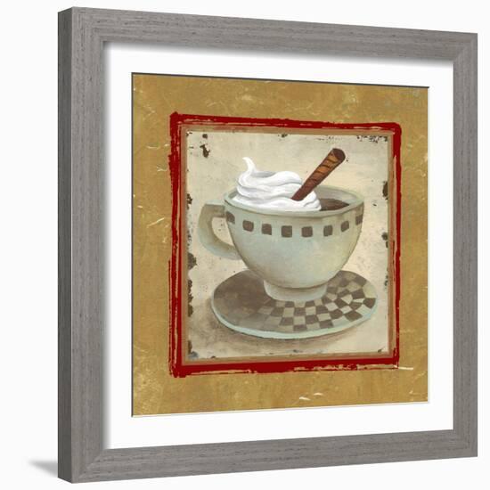 Golden Coffee I-Elizabeth Medley-Framed Art Print