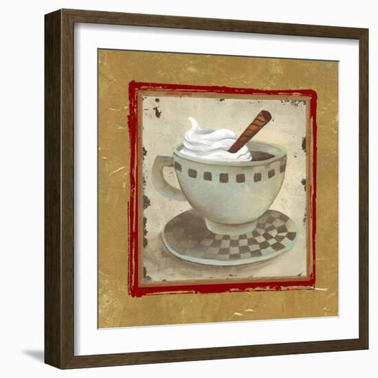 Golden Coffee I-Elizabeth Medley-Framed Art Print