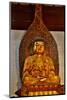 Golden Colorful Buddha at the Jade Buddha Temple in Shanghai, China-Darrell Gulin-Mounted Photographic Print