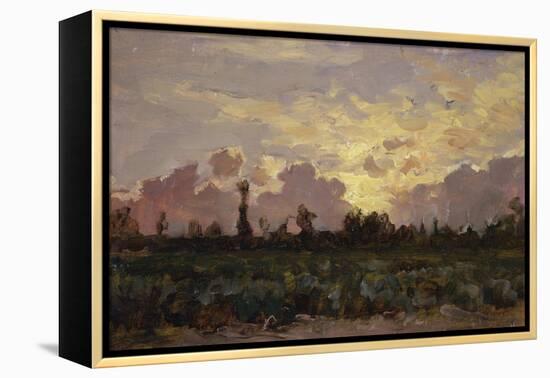 Golden Coluds (Nubi Dorate)-Demetrio Cosola-Framed Premier Image Canvas