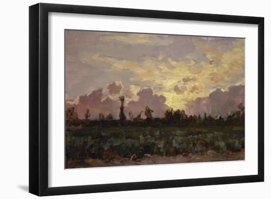 Golden Coluds (Nubi Dorate)-Demetrio Cosola-Framed Giclee Print