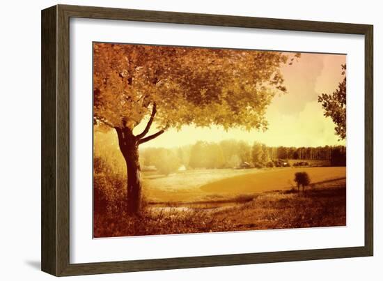 Golden Country-Anna Polanski-Framed Art Print