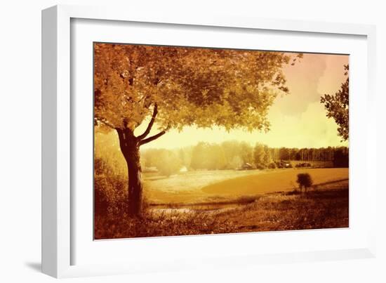 Golden Country-Anna Polanski-Framed Art Print