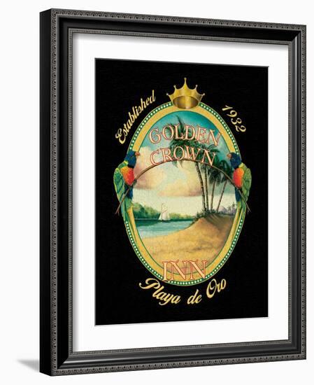 Golden Crown Inn-Catherine Jones-Framed Art Print