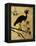 Golden Crowned Crane-Filippo Ioco-Framed Stretched Canvas